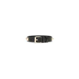 Black Calf Leather Bos Taurus Bracelet