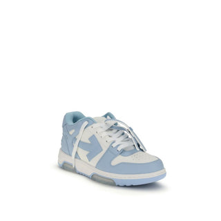 Blue Polyester Low Top Sneakers