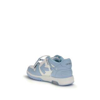 Blue Polyester Low Top Sneakers