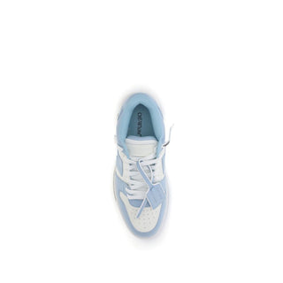 Blue Polyester Low Top Sneakers