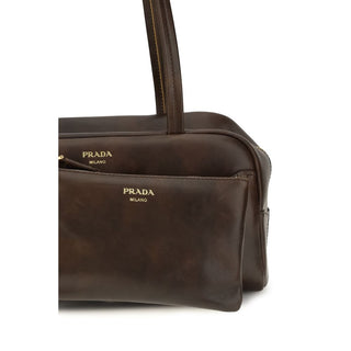 Brown Calf Leather Bos Taurus Shoulder Bag