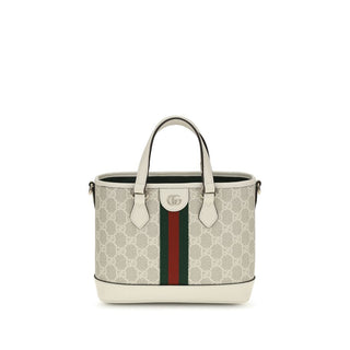 Bolso de hombro blanco de tela