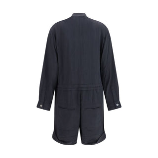 Black Viscose Jumpsuit