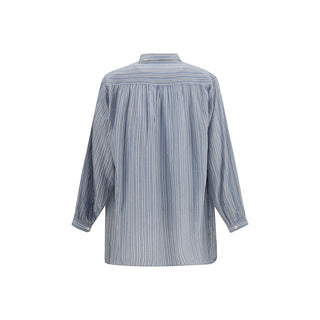 Blue Cotton Blouse