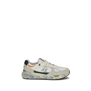 White Polyamide Athletic Sneakers