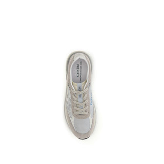 Gray Calf Leather Bos Taurus Sneakers