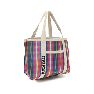 Multicolor Nylon Shoulder Bag