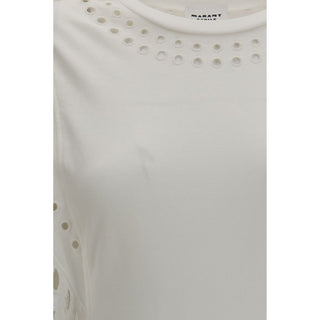 Vestido casual blanco de algodón