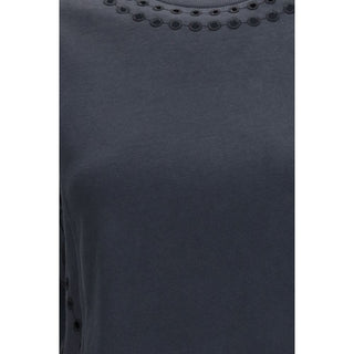 Camiseta de algodón negro