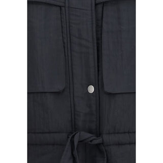 Black Modal Full-Length Jacket