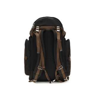 Brown Recycled Polyamide Backpack