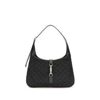 Bolso de hombro de tela negra