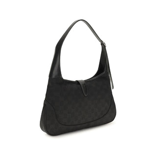 Black Fabric Shoulder Bag