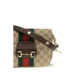 Beige Fabric Shoulder Bag