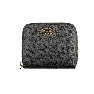 Cartera para mujer de poliuretano negro