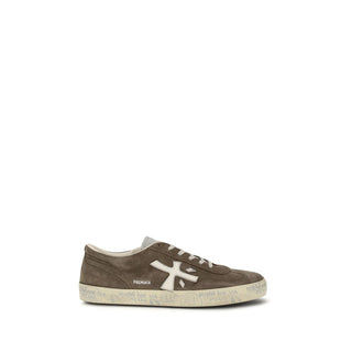 Brown Calf Leather Bos Taurus Low Top Sneakers