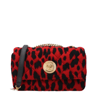 Red Wool Shoulder Bag
