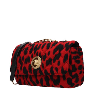Red Wool Shoulder Bag