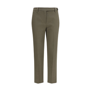 Pantalones de vestir bicolor de algodón