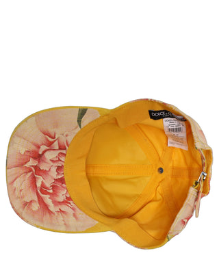 Men Multicolor Cotton Floral Baseball Capello Hat