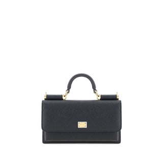 Black Calf Leather Bos Taurus Shoulder Bag