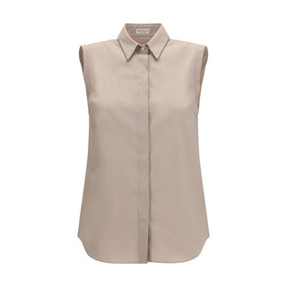 Beige Cotton Shirt
