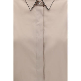 Beige Cotton Shirt