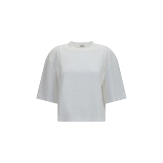 Camiseta de algodón blanca