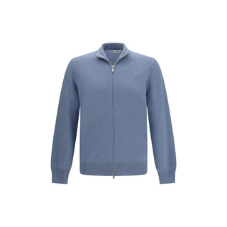 Blue Cashmere Cardigan