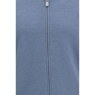 Blue Cashmere Cardigan