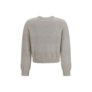 Beige Cotton Sweatshirt