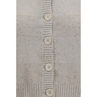 Beige Cotton Sweatshirt
