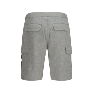 Gray Cotton Bermuda Shorts