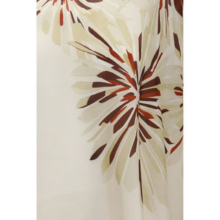 Blusa de seda multicolor