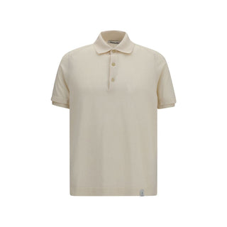 Beige Cotton Polo Shirt