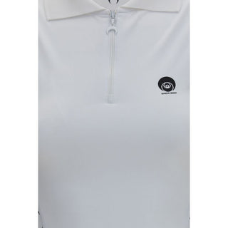 White Polyamide Casual Dress