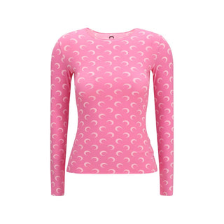 Multicolor Polyamide Long Sleeve T-Shirt