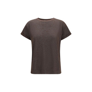 Brown Nylon T-Shirt