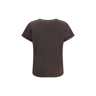 Brown Nylon T-Shirt