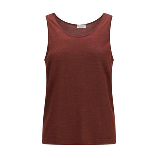 Camisetas sin mangas de cachemira multicolor