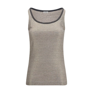 Beige Linen Tank Tops