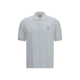 White Polyamide Polo Shirt