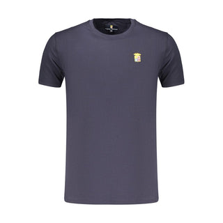 Blue Cotton Men's T-Shirt