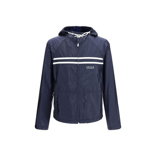 Blue Nylon Shell Jacket