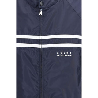 Blue Nylon Shell Jacket