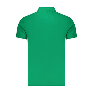 Green Cotton Men's Polo Shirt