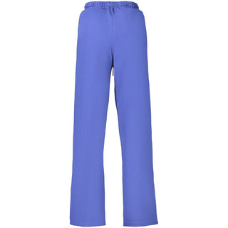 Blue Cotton Women's Pant
