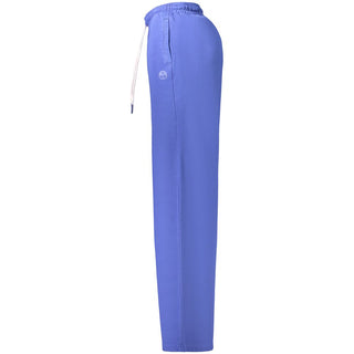Blue Cotton Women's Pant
