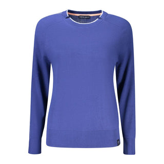 Blue Viscose Women's Sweater