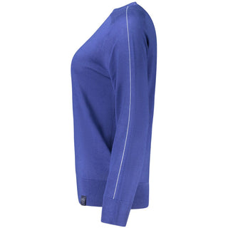 Blue Viscose Women's Sweater
